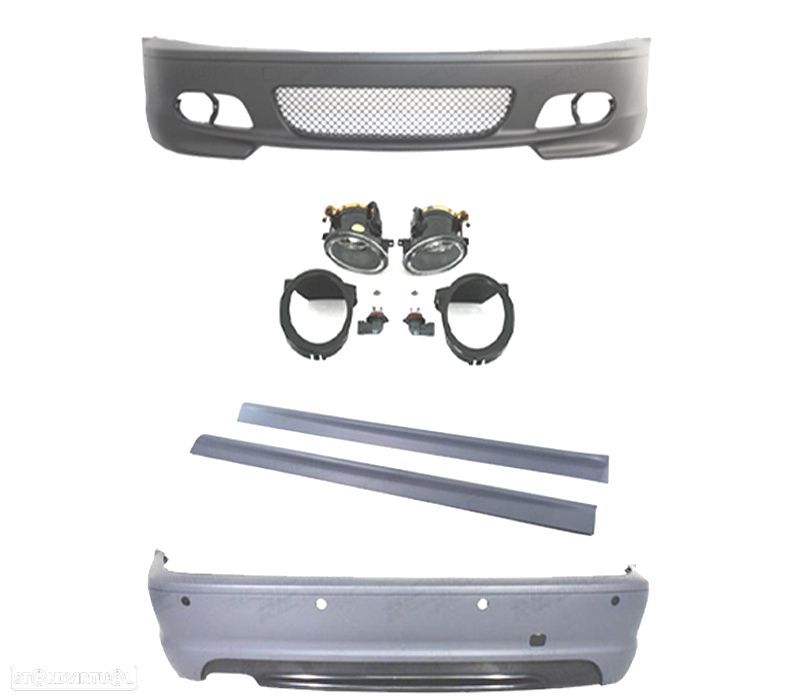 KIT CARROÇARIA BMW E46 COUPE 99-07 PDC LOOK M2 - 2