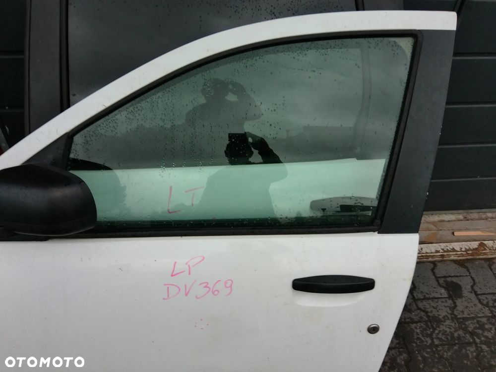 DACIA DOKKER LODGY DRZWI LEWE PRZEDNIE KOMPLETNE BIALE DV369 ROWNIEZ INNE CZESCI - 2