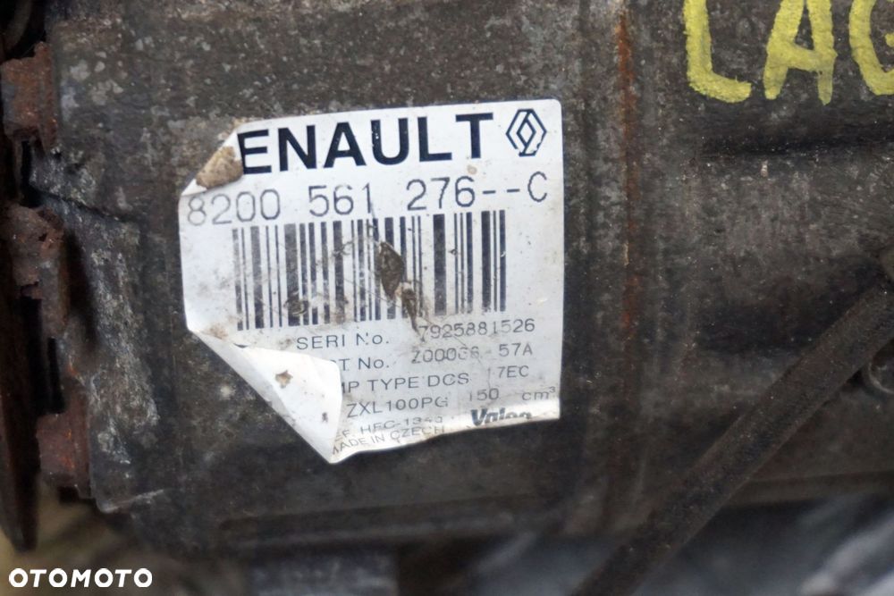 KOMPRESOR KLIMATYZACJI SPRĘŻARKA LAGUNA III PH1 2.0 DCI 8200561276C RENAULT 2007-2012 - 3