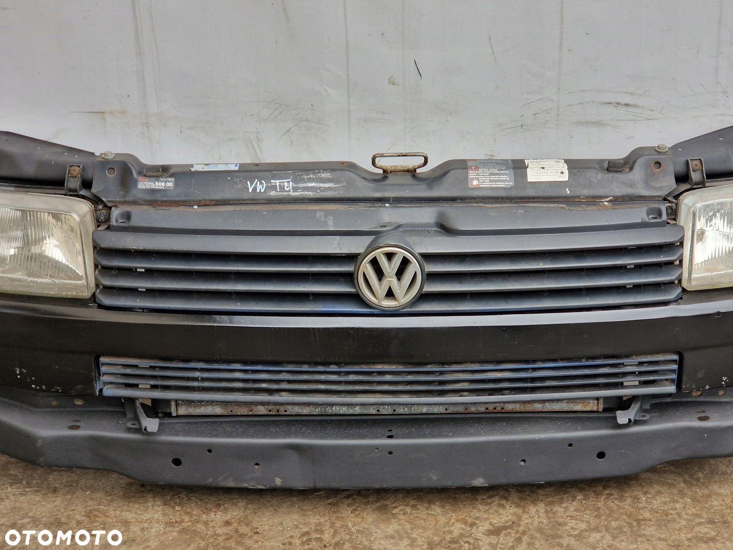 VW T4 WZMOCNIENIE OKULAR CHŁODNICA LAMPA ATRAPA PRZOD KOMPLET CZ - 4