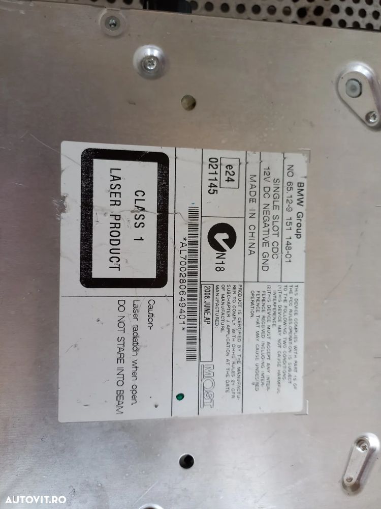 Magazie CD Bmw X5 X6 E70 E71 Cod  - Dezmembrari Arad - 6