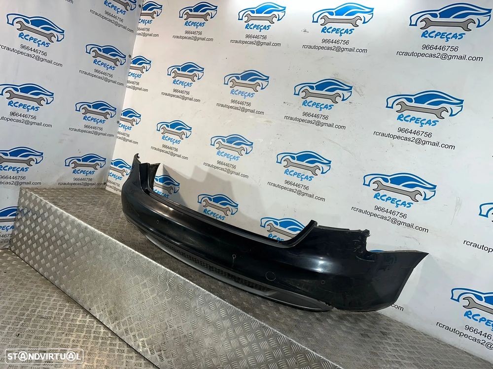 .Parachoques Traseiro Audi A4 B8 S-Line Sedan Carro Original 2007 a 2015 - 3