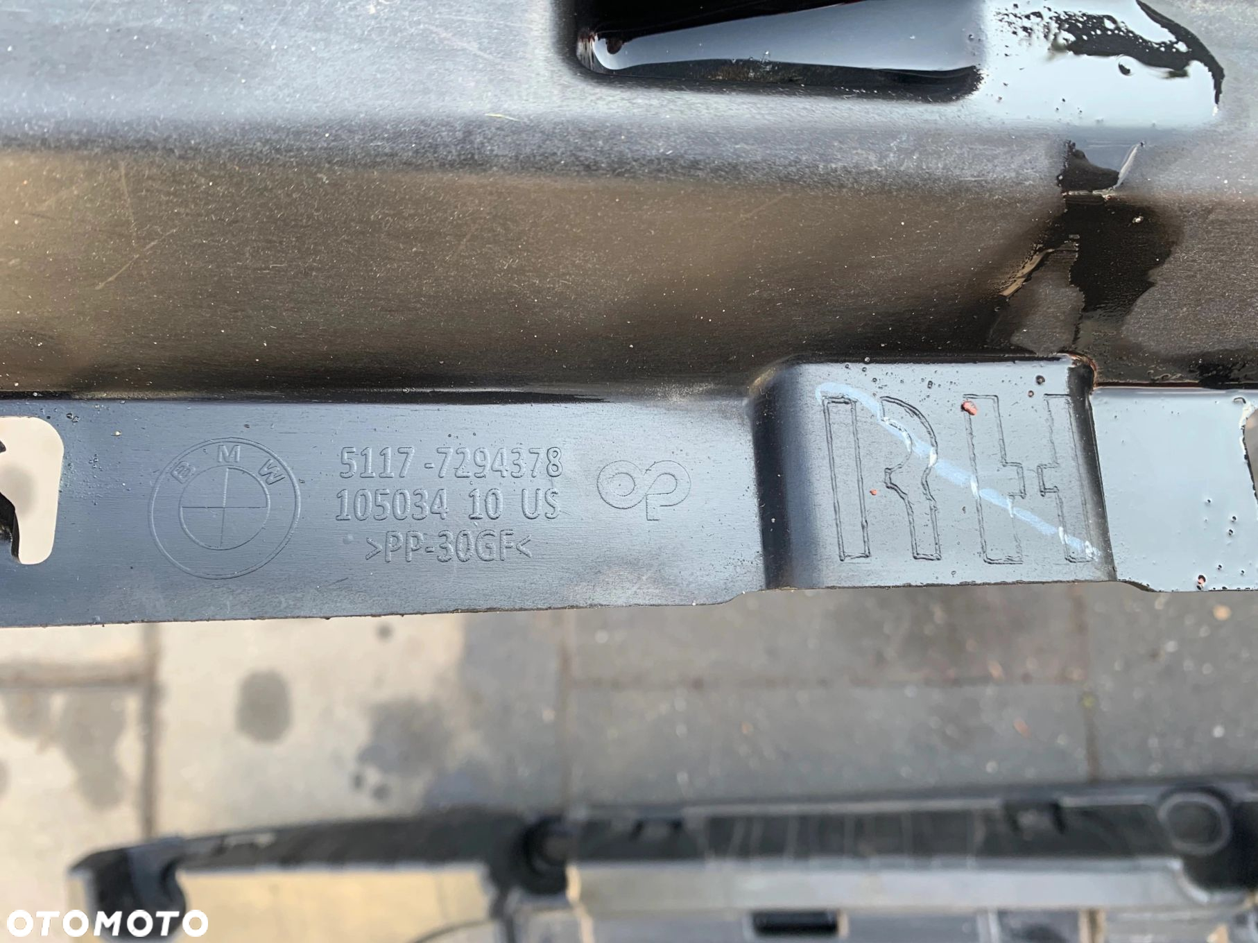 ŚLIZGI MOCOWANIE PROGU PRAWA STRONA BMW X5 F15 7294378 - 5