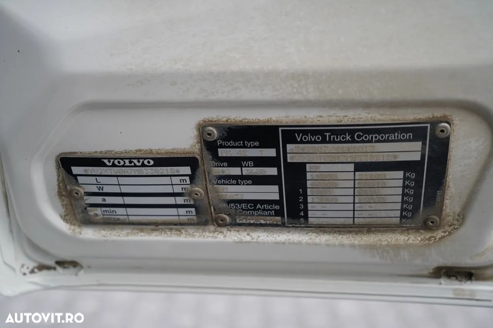 Volvo FMX 420 / RETARDER / 13 LITRI / CABINĂ JOSĂ / I-SHIFT / EURO 6 - 35