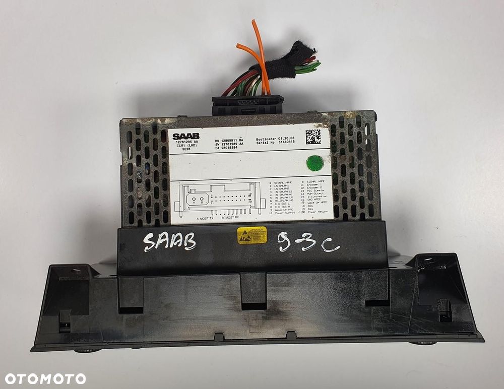 RADIO ODTWARZACZ SAAB 9-3 93 12761295AA - 4