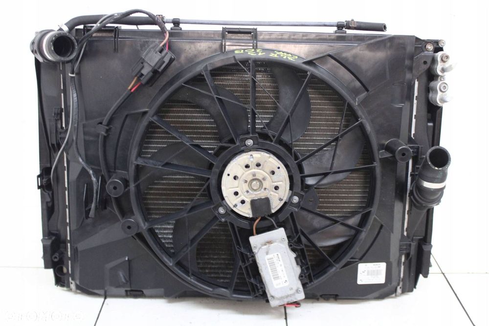 CHŁODNICE KOMPLET WENTYLATOR BMW 1 E88 E87 E81 2.0 B 7581642 7563259