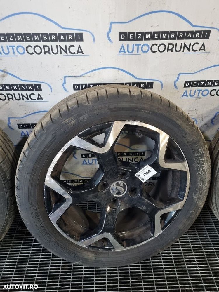 Jante aliaj Opel Crossland Facelift 2020 - 2025 (1359) R17 Cu anvelope(215/50R17) Et20 ... - 4