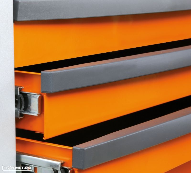 beta mobile roller cab with six drawers orange 51200005 - 11
