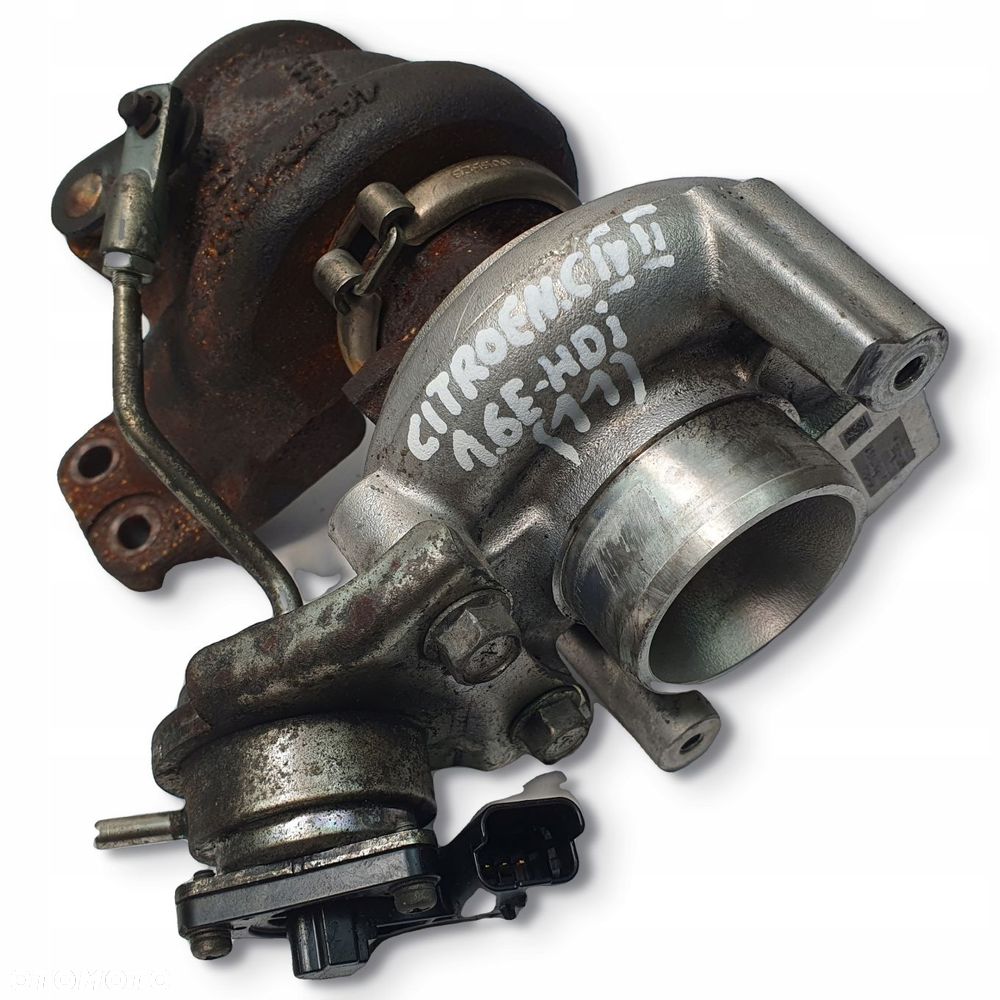 TURBOSPRĘŻARKA Citroen C3 II C4 II 1.6 HDI E-HDI 9673283680 9HP - 1