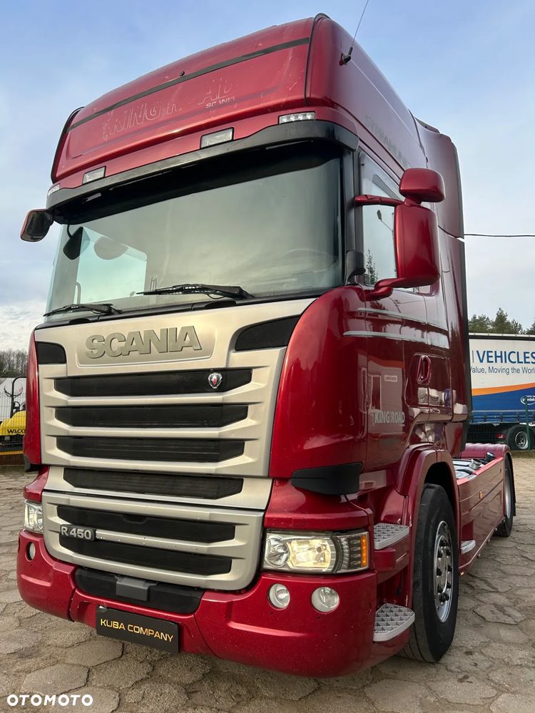 Scania R450 RETARDER / SKÓRY / NAVI / AUTOMAT / POLSKI SALON / ZBIORNIKI PALIWA 1500 L / LAMPY LED / FULL SPOJLERY / TYŁ 4 PODUSZKI / BARDZO ŁADNA SCANIA 2015 ROK !! - 17