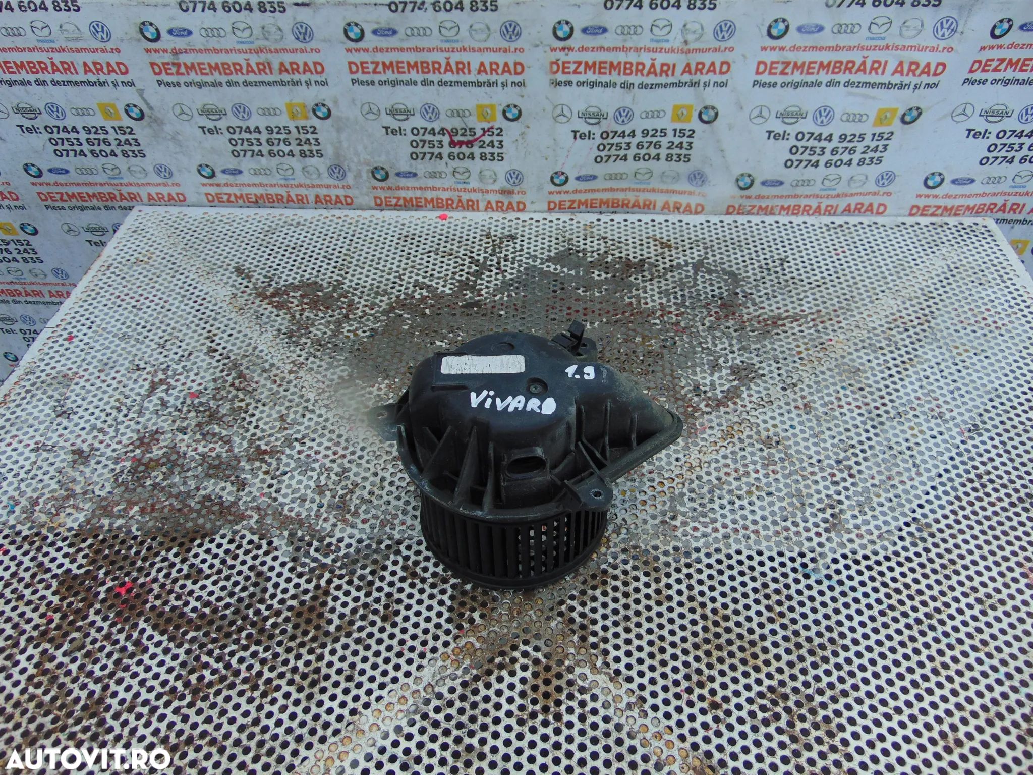 Motoras aeroterma Opel Vivaro 2001-2014 Renault Trafic nissan primastar motoras ventilatie - 1
