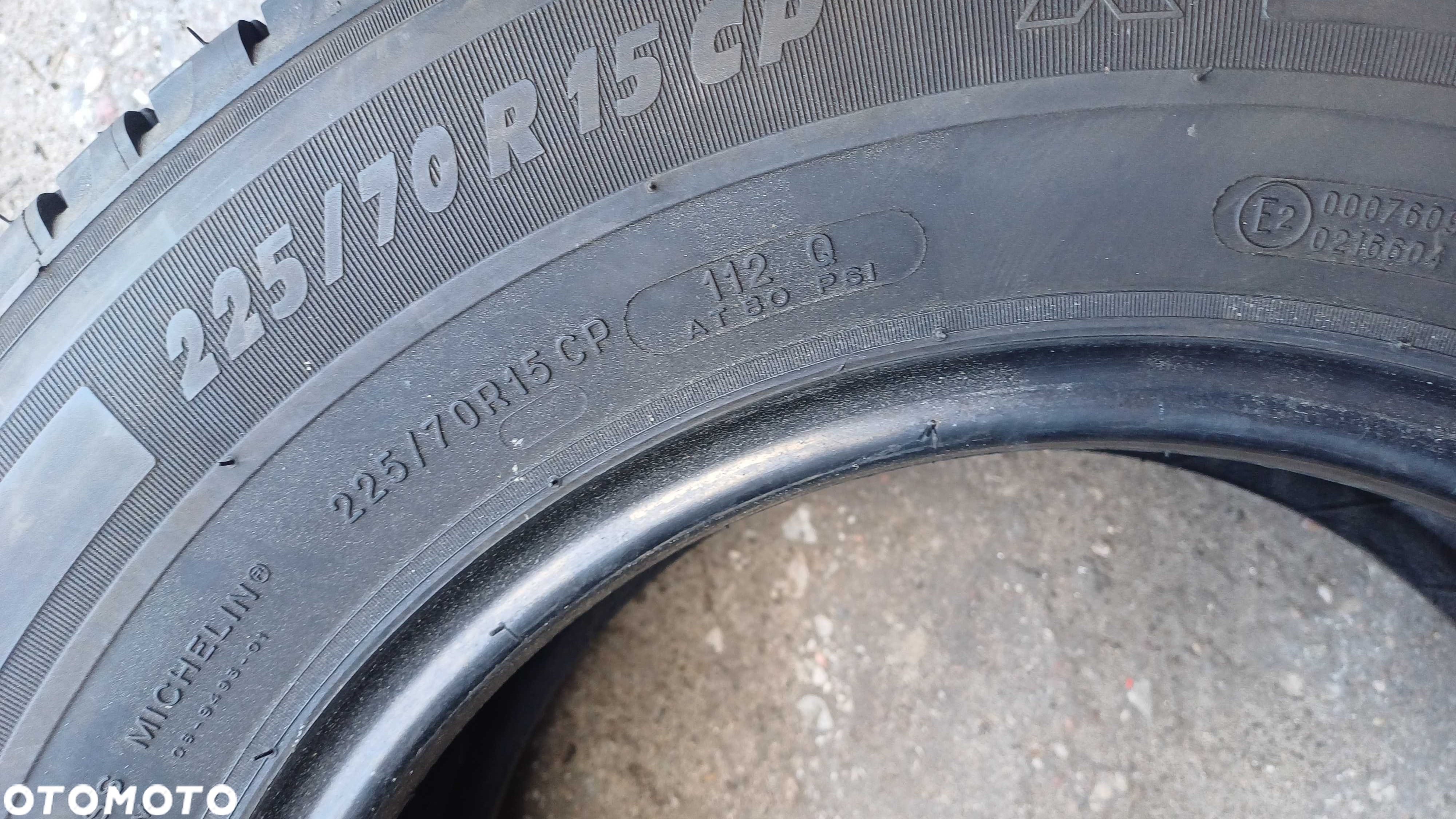 Michelin Agilis Camping 225/70 R15CP 112Q 2017r - 5