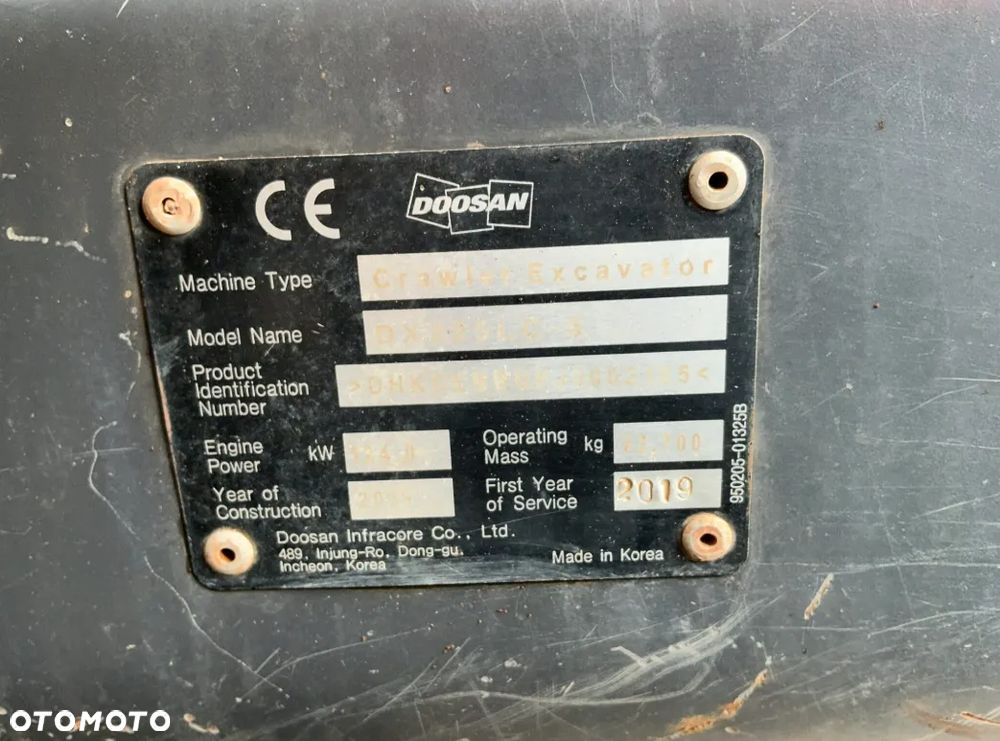 Doosan DX225 - 7