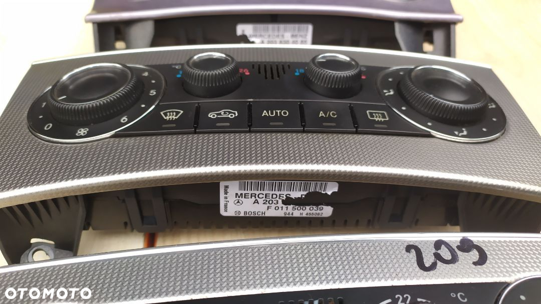 MERCEDES C 203  CLK 209 G 463 PANEL KLIMATYZACJI dekor - 5