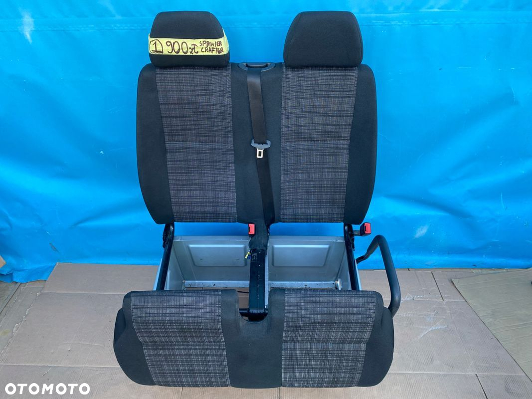 SPRINTER 906 VW CRAFTER 06 fotel kanapa przednie PODWÓJNY PASAŻERA - 3