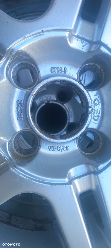 FORD FOCUS 15''   FELGA ALUMINIOWA   98AB-DA   6Jx15 ET52.5 - 3