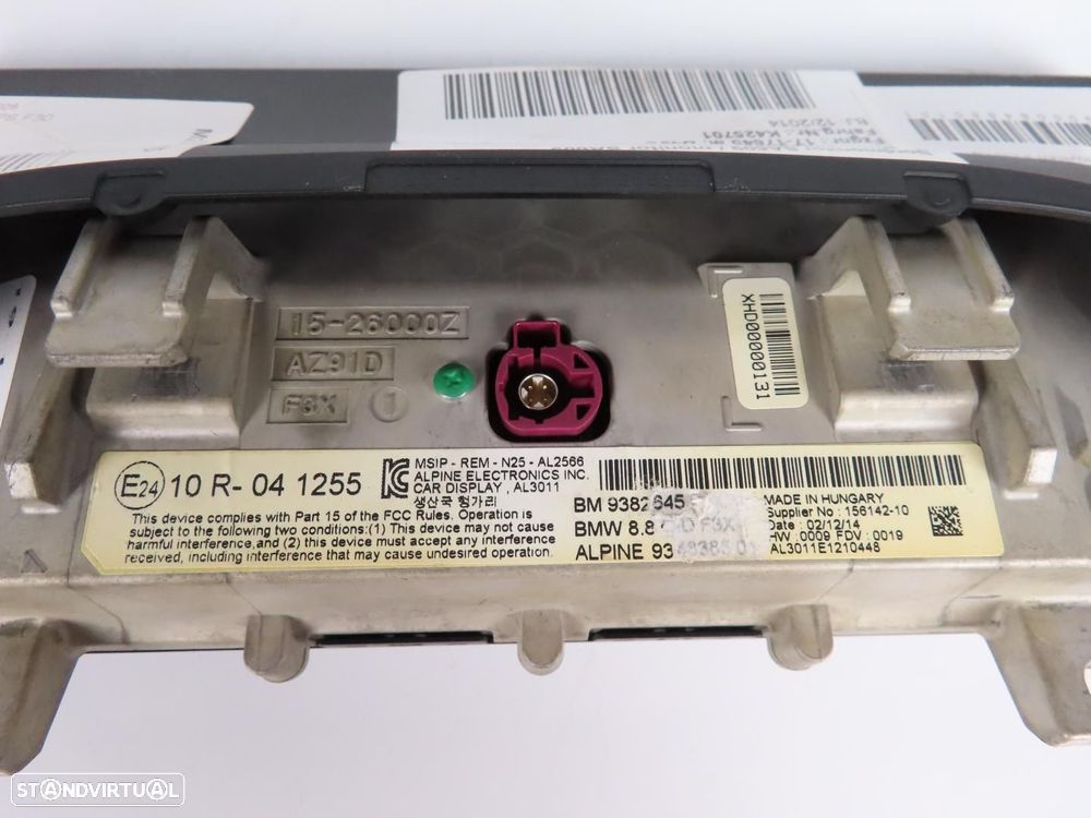 Monitor / Display Central 8.8 Profissional Usado / Original BMW 3 (F30, F80)/BMW... - 5