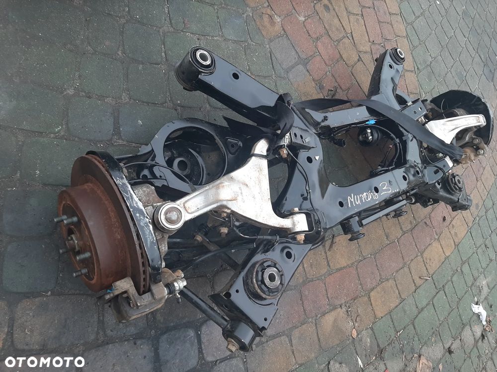 Tylna belka oś trawersa sanki nissan Murano Z51 4x4 08-14R Orginał bez rdzy super stan import italy - 3