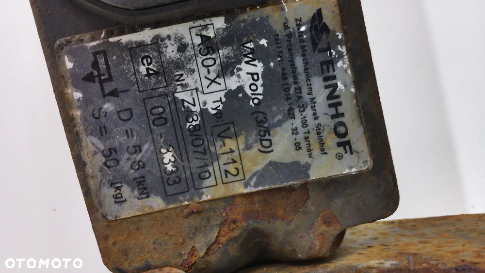 VW Polo 6N 5D Hak Holowniczy - 5