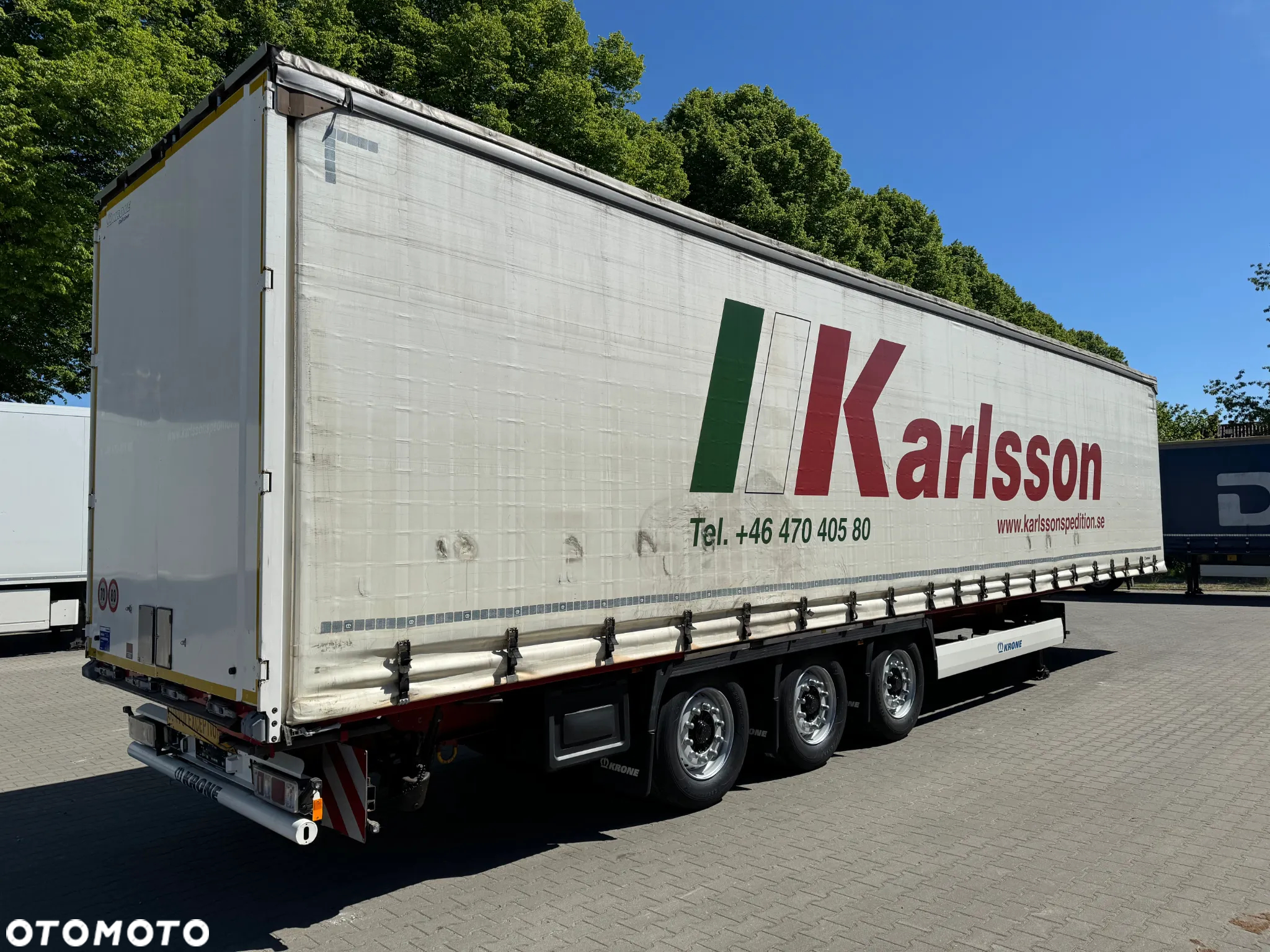 Krone Coilmulde, Rozsuwany tył, Maxi 385/55R22,5 - 11