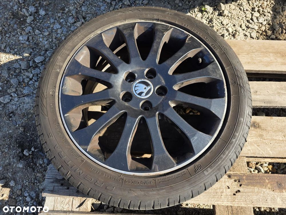KOŁA FELGI ALUFELGI 5X100 205 45 R16 ET43 SKODA VW SEAT AUDI VAG - 2