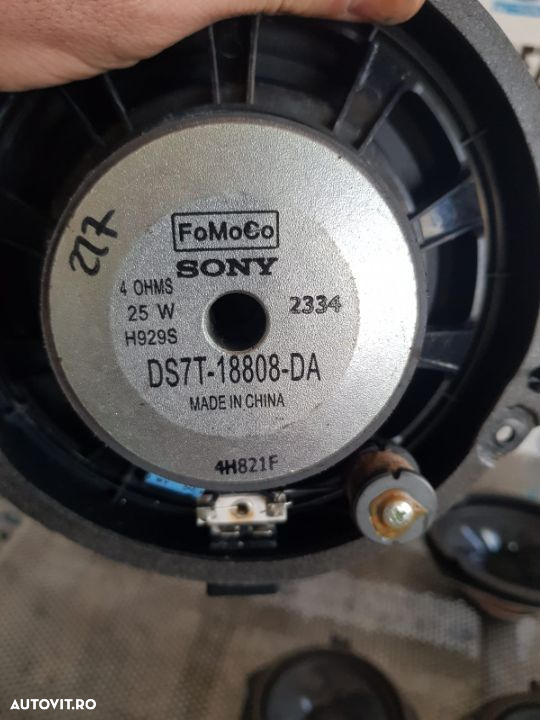 Kit Sistem Audio Boxe Statie Amplificator Complet Sony Ford Mondeo Mk5 Fusion An 2014-2021 - 5