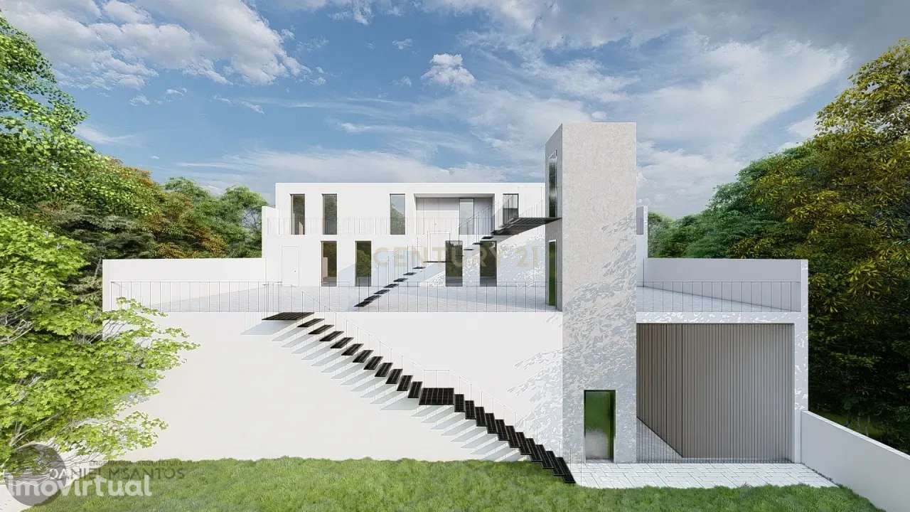 Projecto de arquitectura e PIP aprovado para um edificio misto. - Grande imagem: 2/22