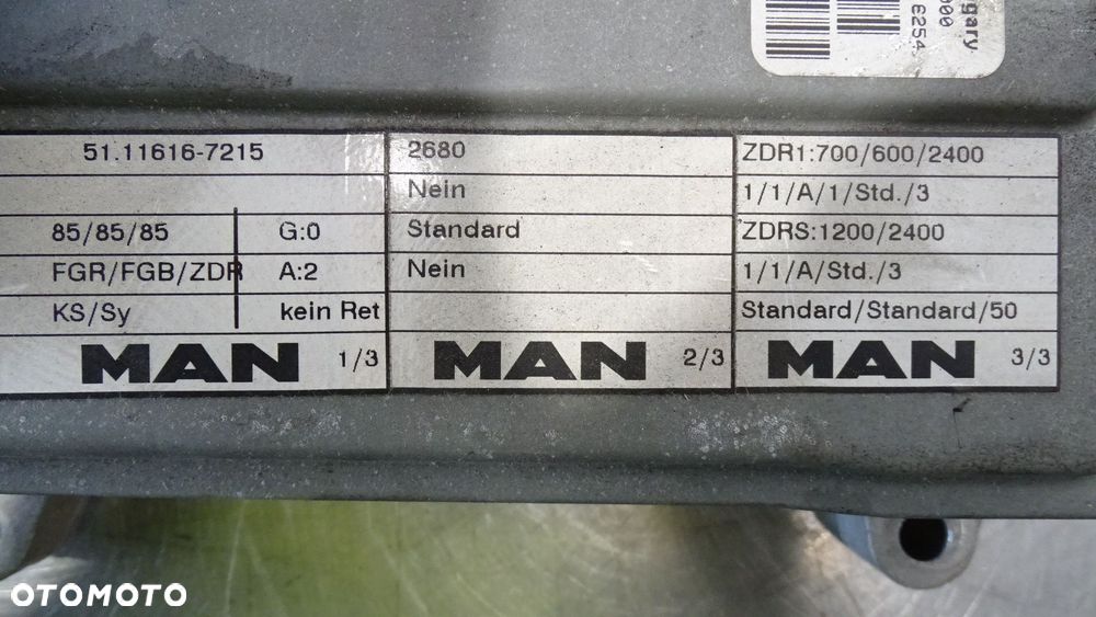 KOMPUTER SILNIKA MAN L2000 LE 12.220 0281020009 - 5