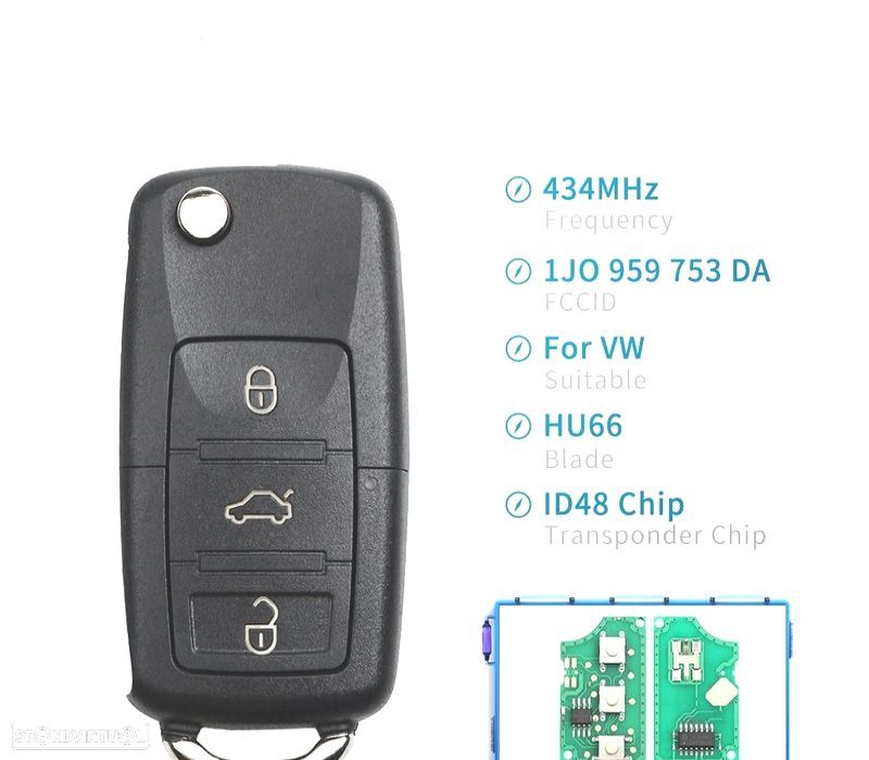 CHAVES COMPLETA VOLKSWAGEN VW PARA SEAT VARIOS MODELOS - 1