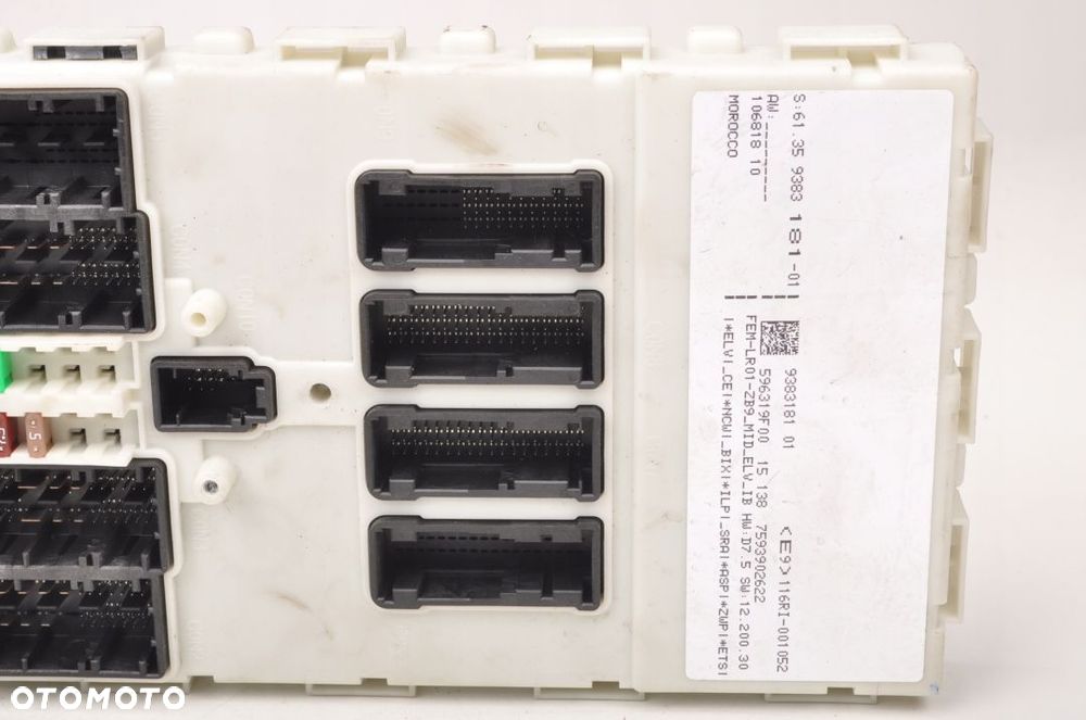 BMW F21 LIFT MODUŁ STEROWNIK 9383181 - 4