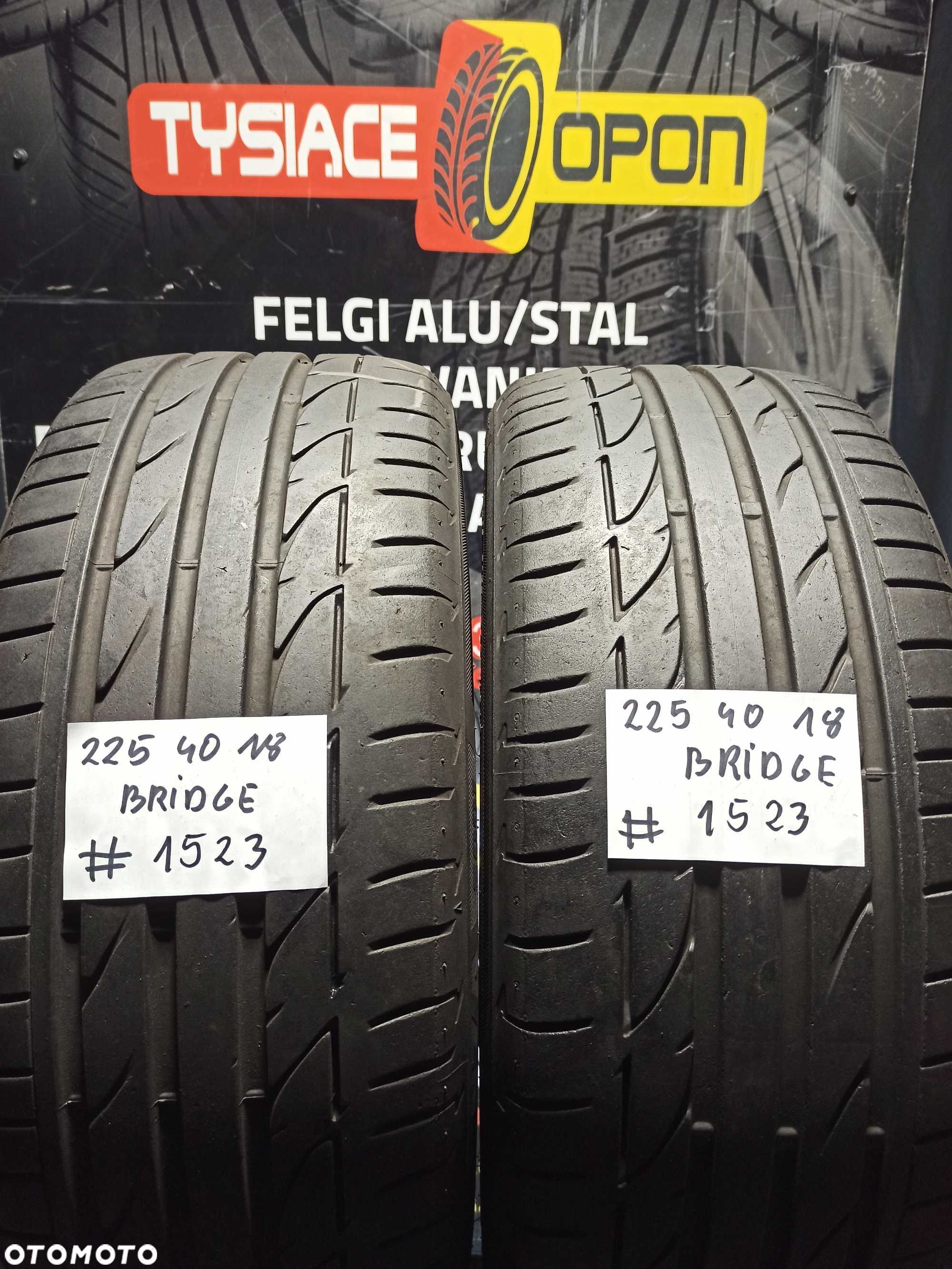 Opony Letnie 225/40/18 BRIDGESTONE POTENZA #1523 - 1