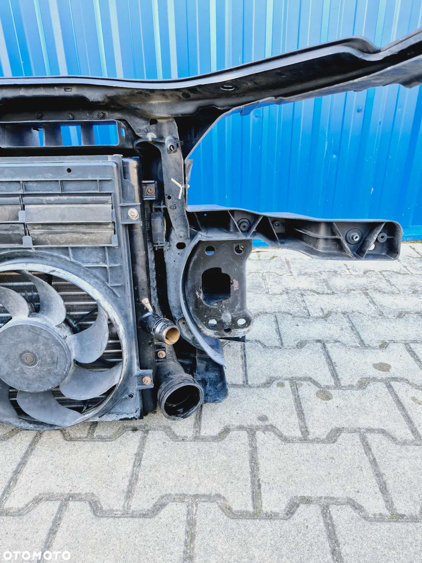 KOMPLETNY PAS PRZEDNI CHŁODNICE + BELKA ZDERZAKA + WENTYLATORY VW PASSAT B6 2.0 TDI - 22