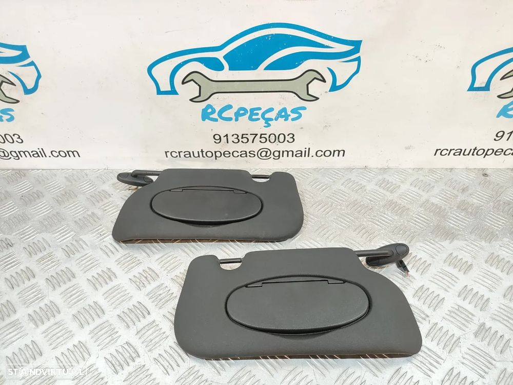 Palas de sol pretas originais Mini R56 - 1