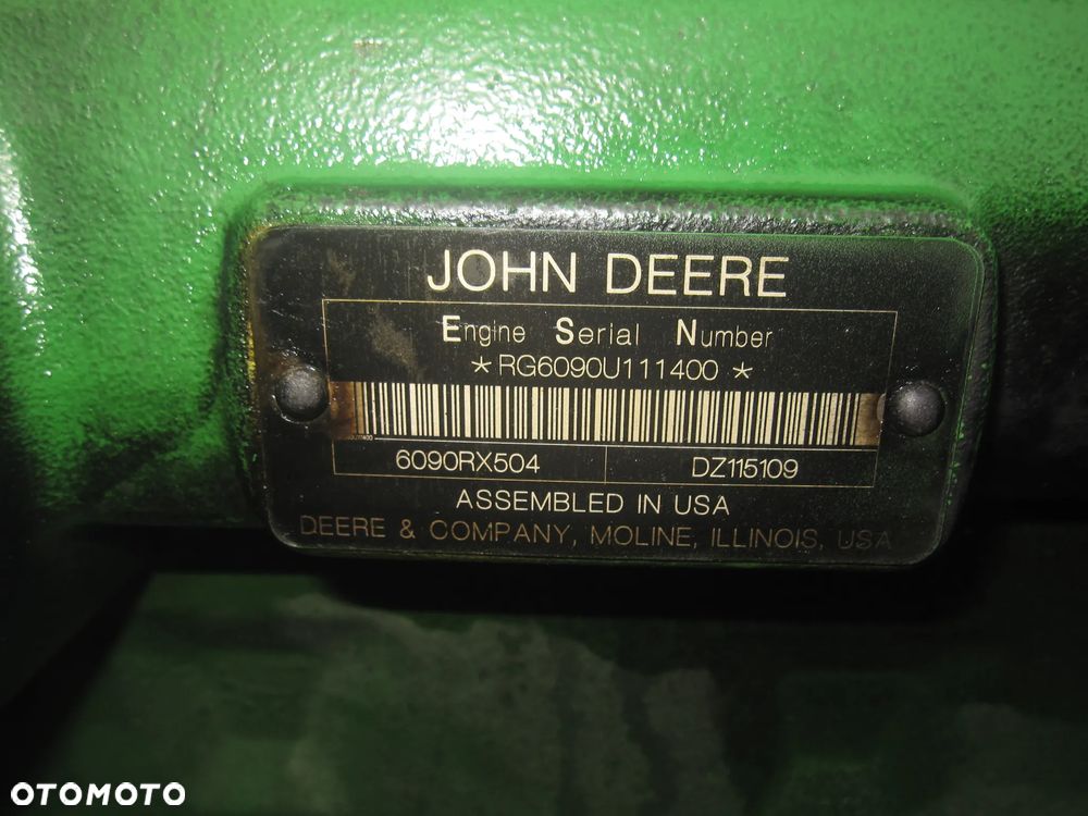 John Deere 6090 seria 8130-8530, 8225R-8270R, 9230 blok tłok wał silnik dół silnika - 3