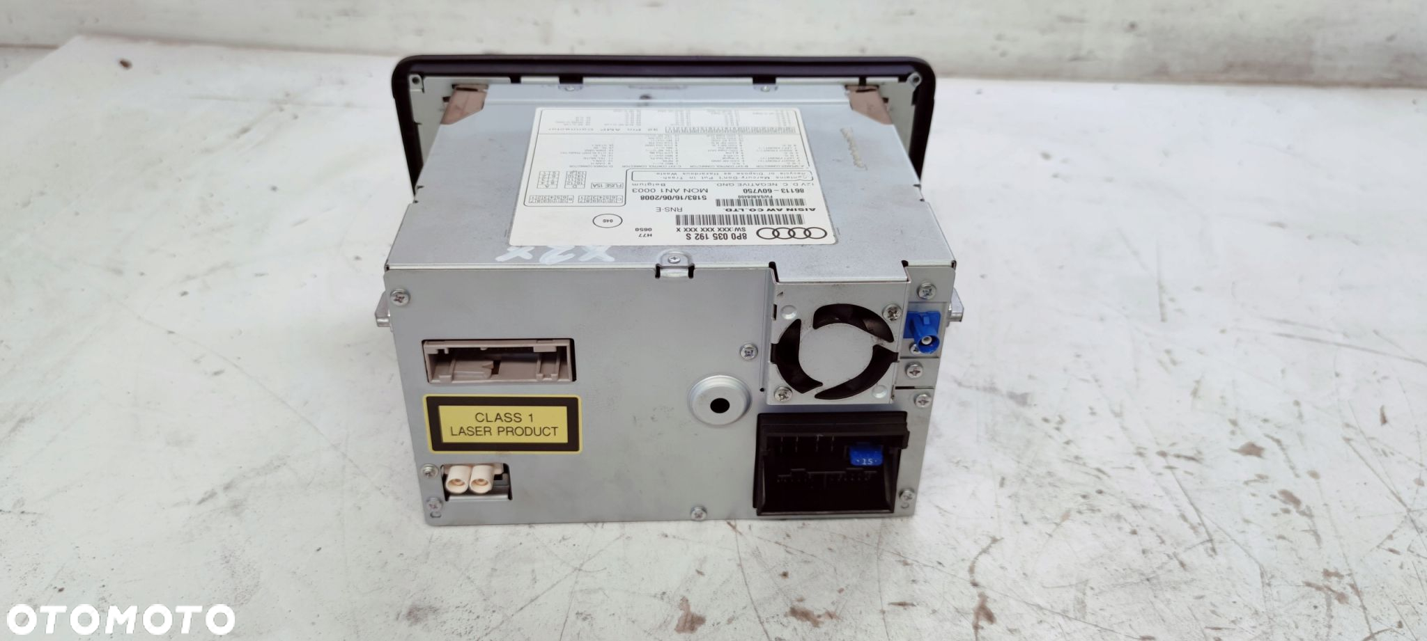 RADIO AUDI NAVIGATION PLUS AUDI A3 8P0035192S *2* - 6