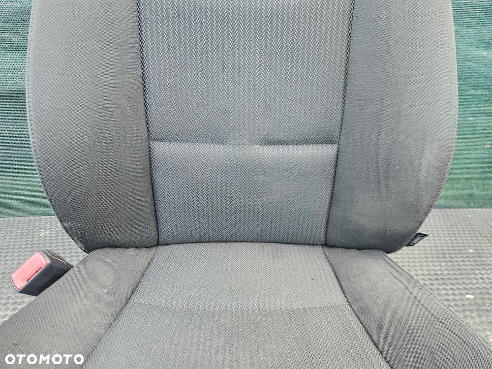 Fotel Kierowcy Siedzenie Welur Czarny Zagłówek BMW 3 E90 E91 2009r Lift LCI - 5