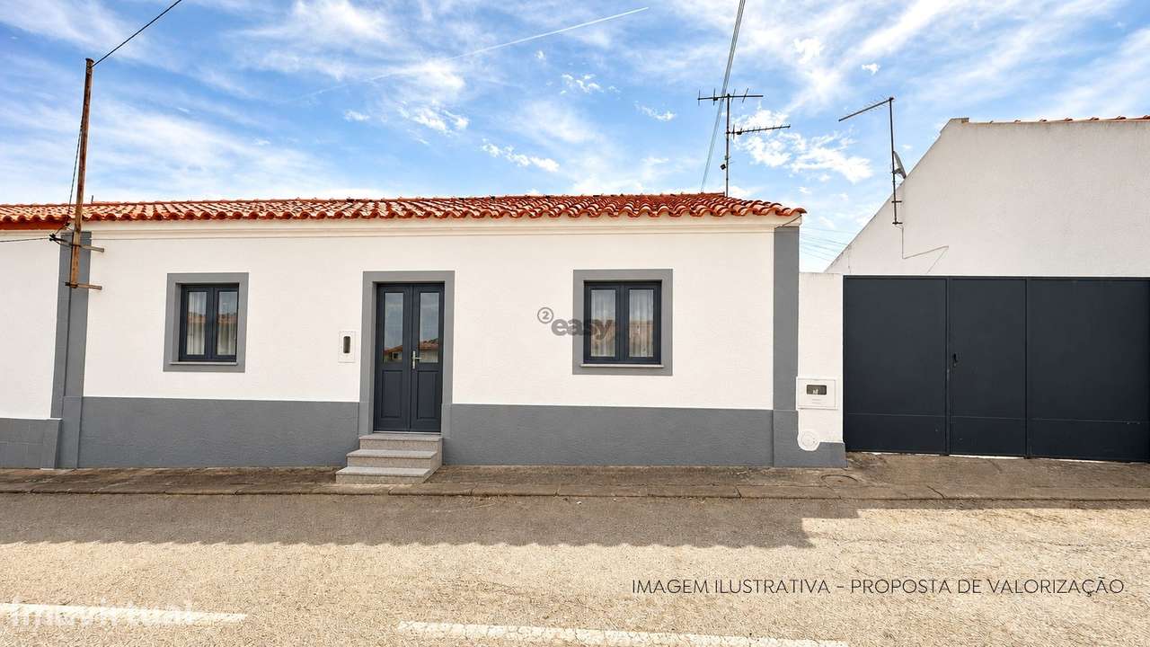 Moradia térrea T3 com quintal em São Vicente de Valongo, Évora - Grande imagem: 5/41