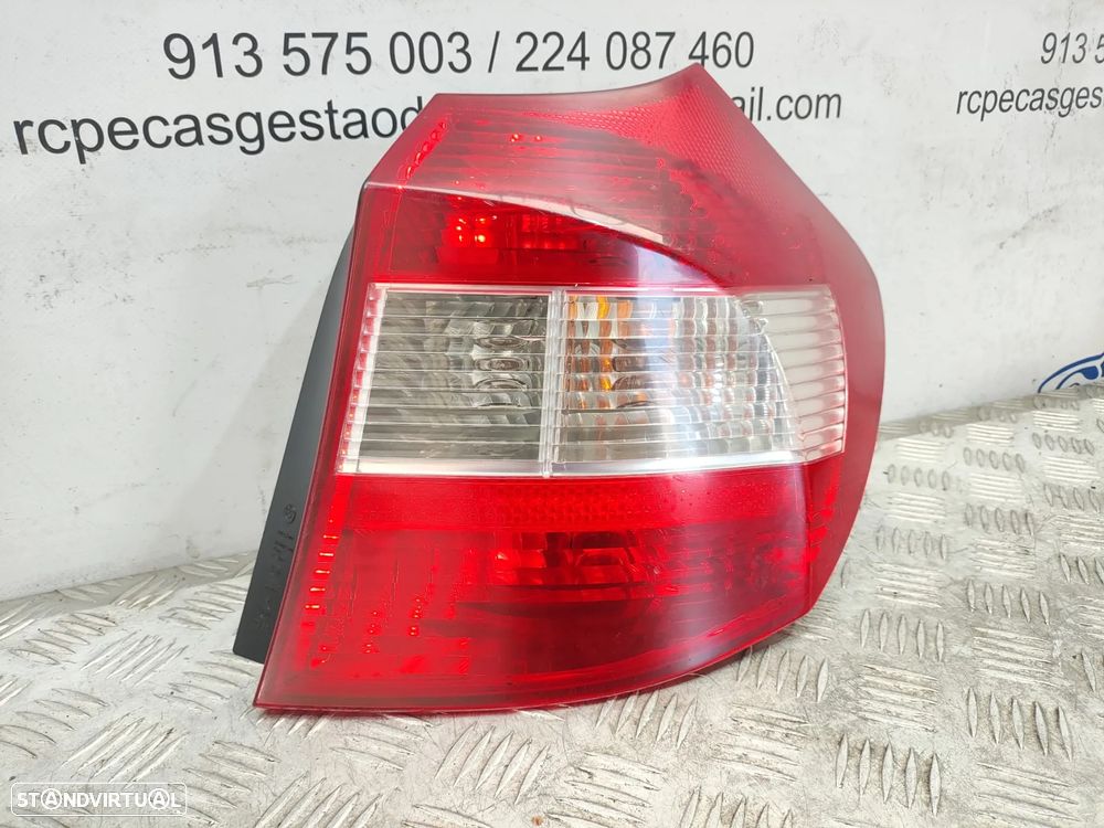 Farolins traseiros trás direito esquerdo originais BMW Serie 1 E81 E87 Pré LCI de 2004 a 2007 - 14