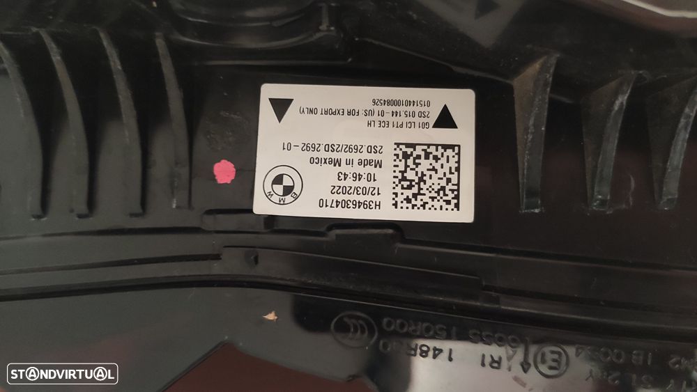 farolim esquerdo BMW X3 G01 lci - 3