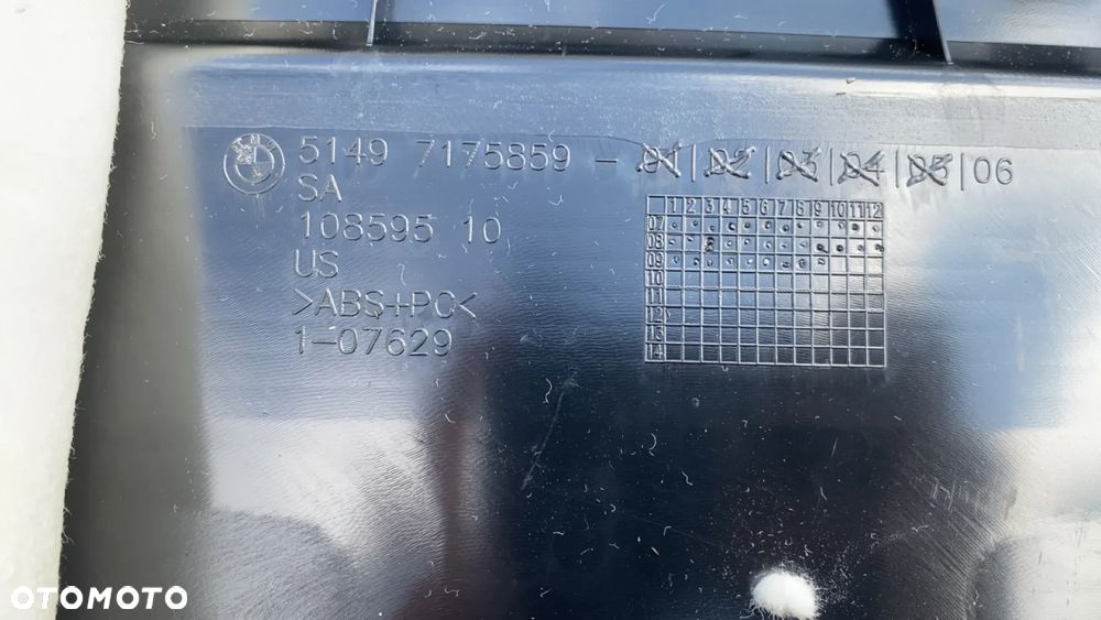 BMW X6 E71 OSŁONA OBUDOWA TYLNEJ KLAPY BAGAŻNIKA 7175859 - 4