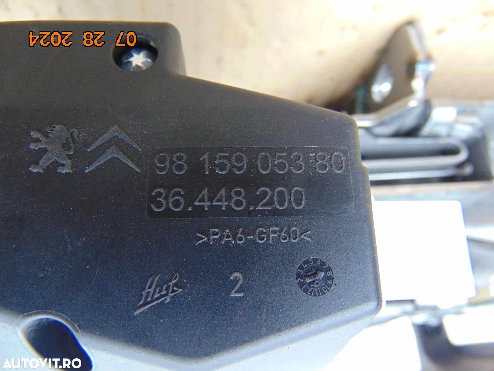Blocator volan Peugeot 208 dupa 2019 3008 2008 ds5 antifurt 308 opel corsa f cod 9815905380 - 2