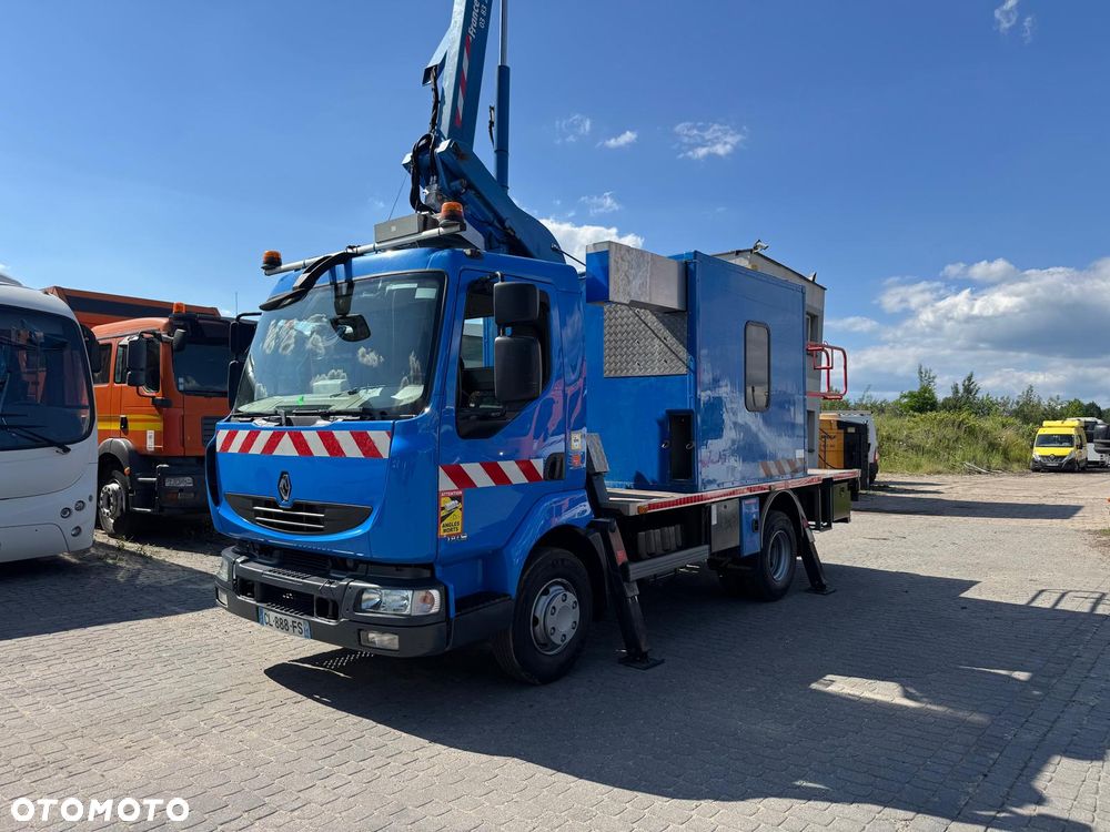 Renault Midlum 180DXi Zwyżka 15m Euro5 klimatyzacja Mobilny Podnośnik Koszowy - 1