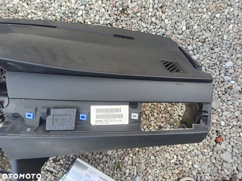 KONSOLA DESKA ROZDZIELCZA BMW 5 E60 E61 LIFT PODUSZKA PASAŻERA - 3