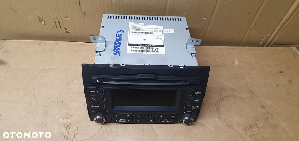 Radio radioodtwarzacz CD fabryczny KOD Kia Sportage III 96160-3U230WK - 2