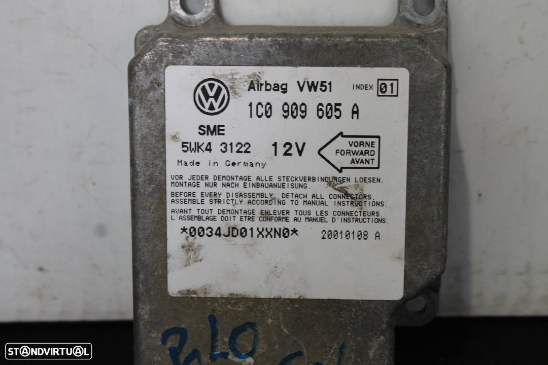 Centralina de Airbag Volkswagen Polo 6N - 2
