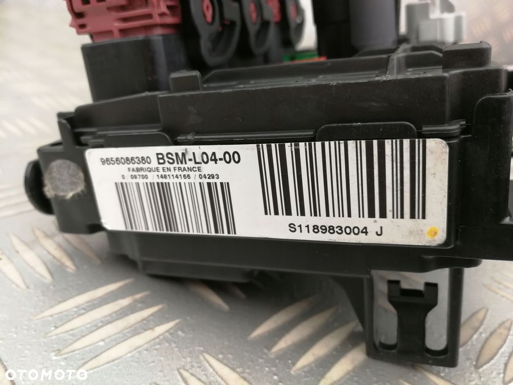 9656086380 S118983004J moduł skrzynka sterownik BSM L04-00 PEUGEOT CITROEN - 5