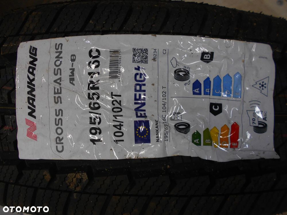 OPONA POJEDYNKA 195/65R16C NANKANG CROSS SEASONS AV-8 DOT 1124 10MM - 3