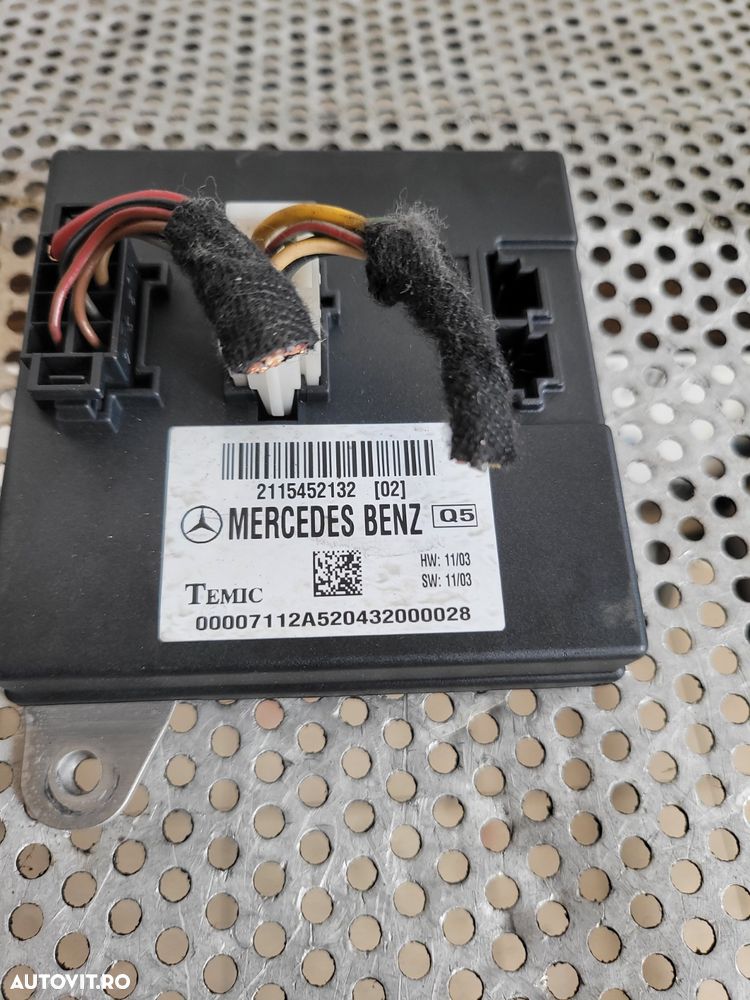 Calculator Modul ECU Cutie Automata Mercedes E Class W211 Cod A2115452132 Dezmembrez Mercedes E Class W211 2.7 Cdi Automat Cod Motor 612 Volan Stanga Xenon - 3