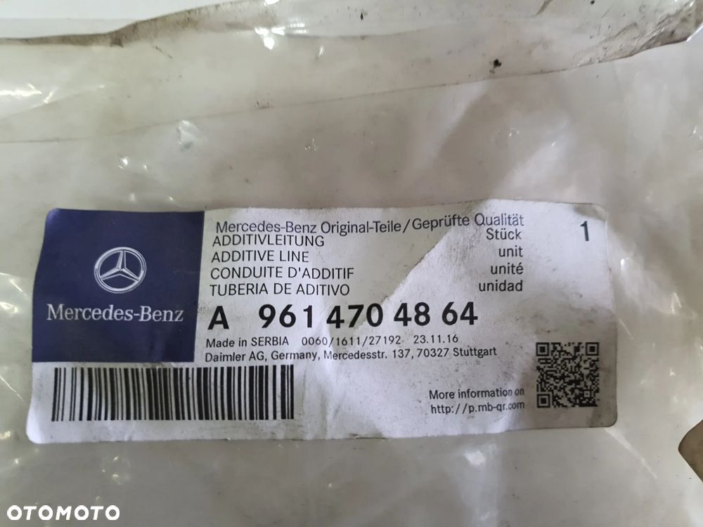 Przewód doprowadzający Adblue, Mercedes-Benz ACTROS MP4, A9614704864 - 3