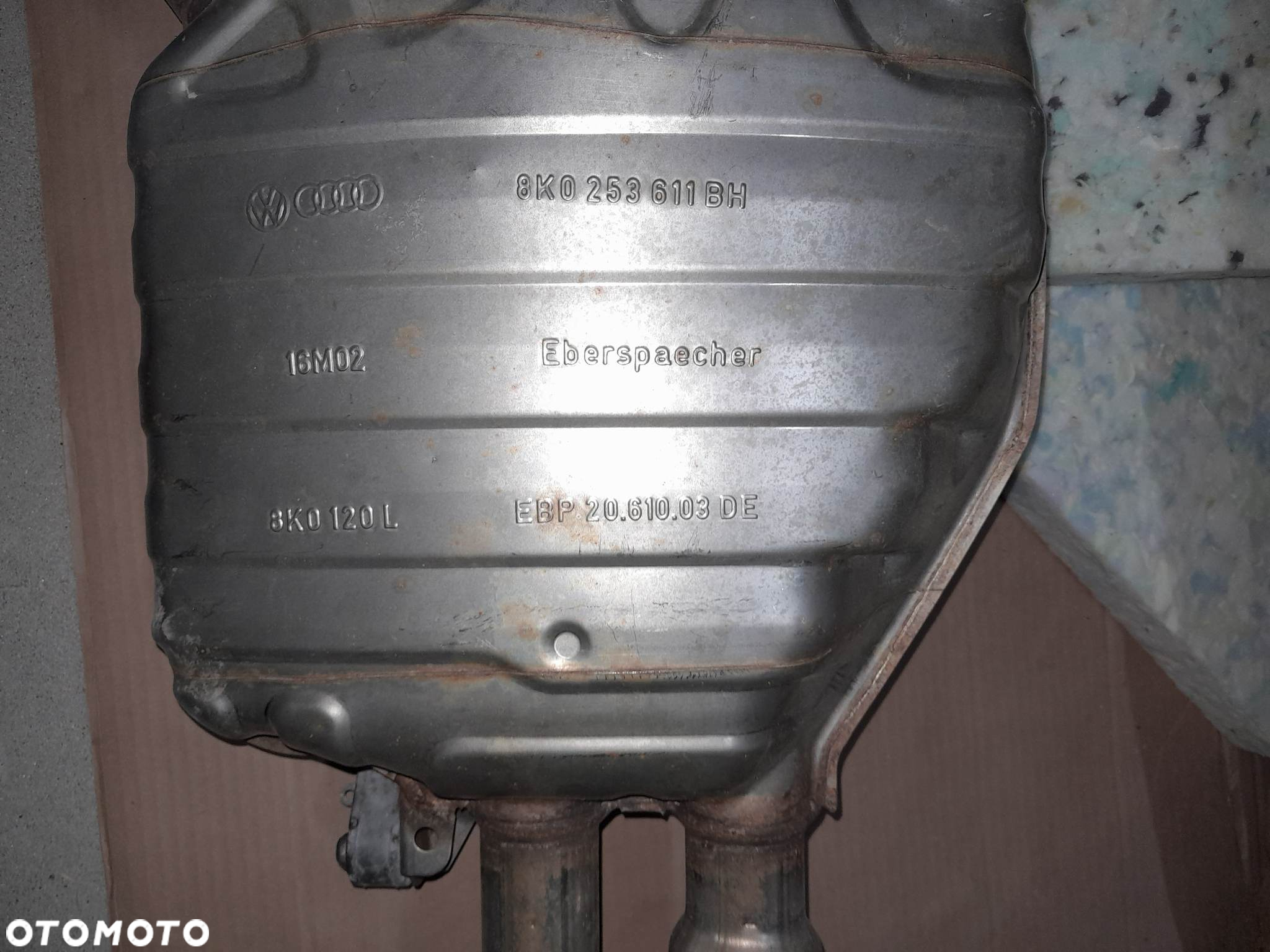 Audi A5 8T Lift wydech tłumik 8T0253078DJ 8K0253611BH - 6